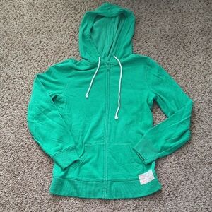 Old Navy Vibrant Green Fleece Hoodie